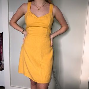 Yellow Hollister Dress